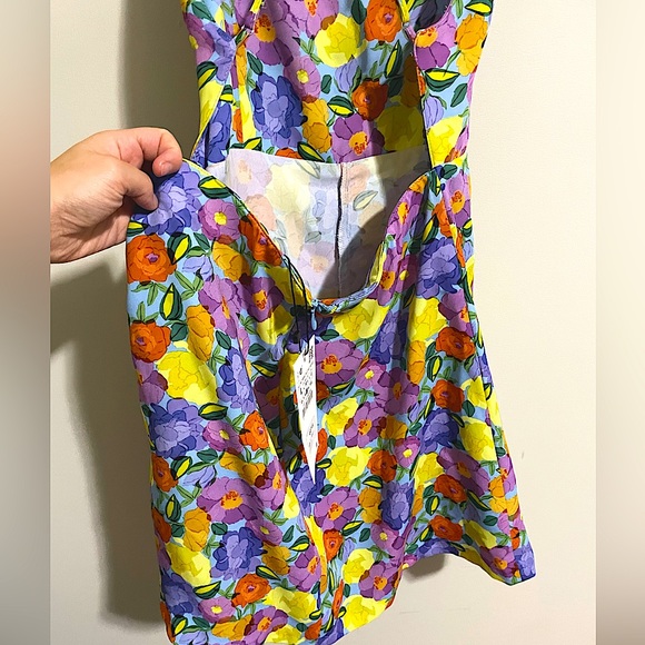 ZARA FLORAL ROMPER - Picture 6 of 7